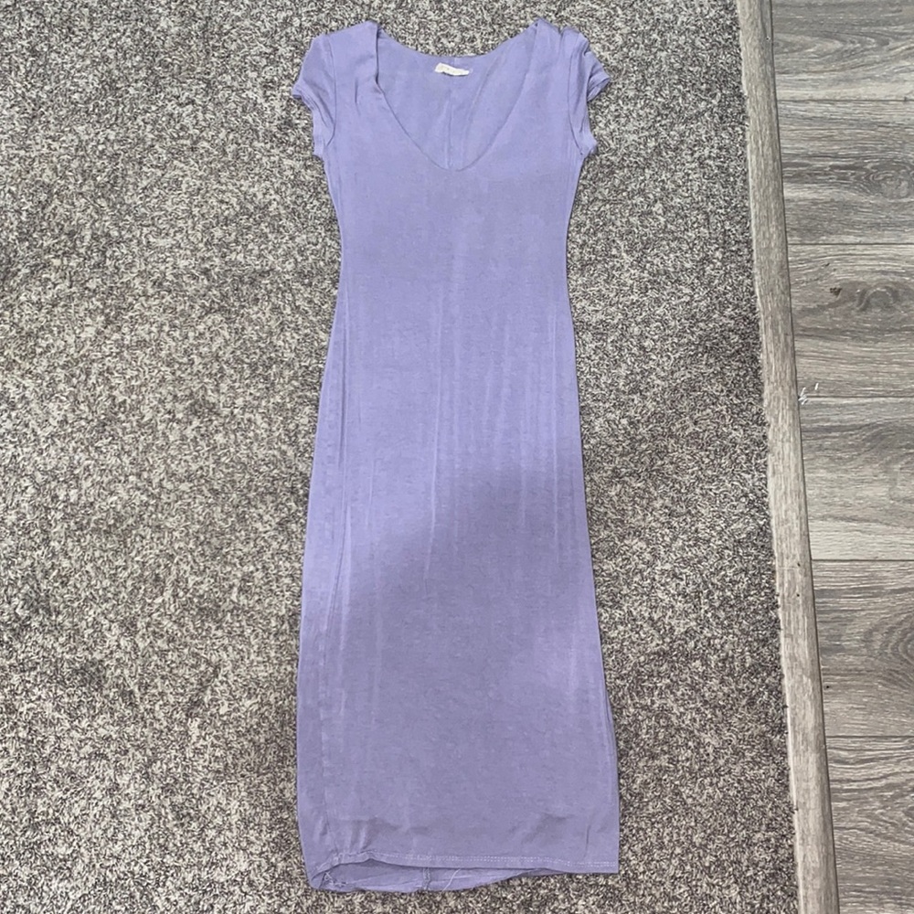 Long purple dress